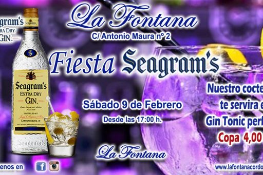 FIESTA GIN SEAGRAMS -SÁBADO 9 FEBRERO 2019-