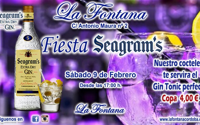 FIESTA GIN SEAGRAMS -SÁBADO 9 FEBRERO 2019-