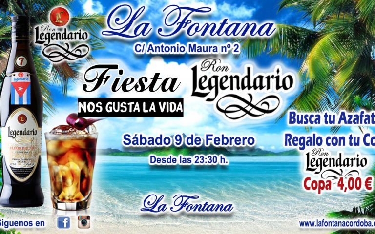 FIESTA RON LEGENDARIO -SÁBADO 2 FEBRERO 2019-