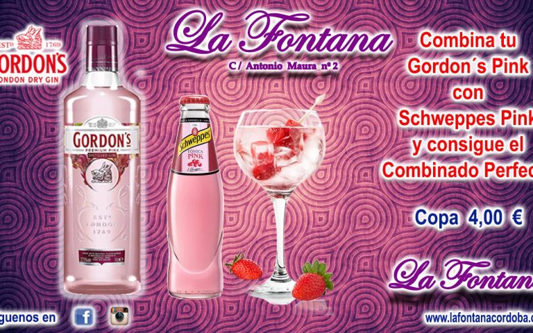 GORDON`S PINK Y SCHWEPPES PINK -ENERO 2019-