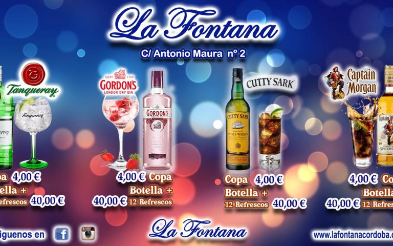 OFERTAS COPAS Y BOTELLAS -ENERO 2019-