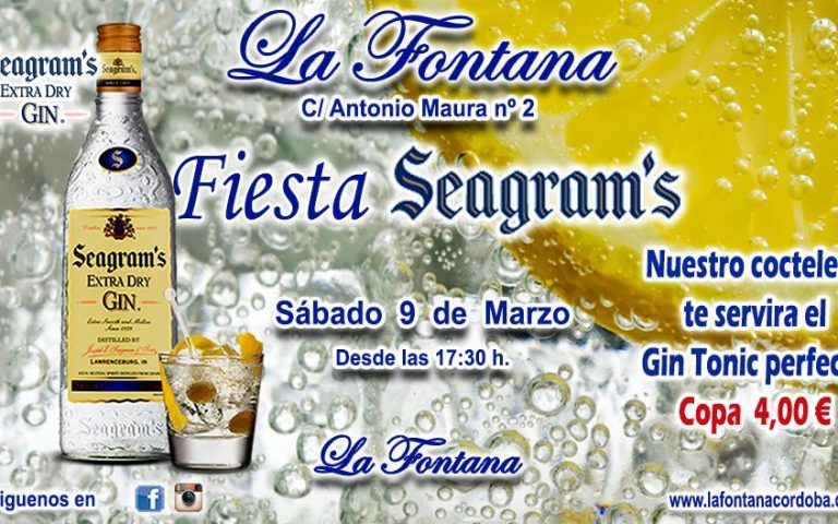 FIESTA GIN SEAGRAMS -SABADO 9 DE MARZO-