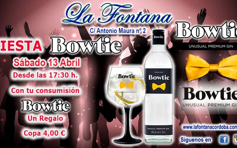 FIESTA BOWTIE -SÁBADO 13 ABRIL 2019-