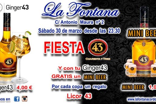 FIESTA LICOR 43 -SÁBADO 30 MARZO 2019-