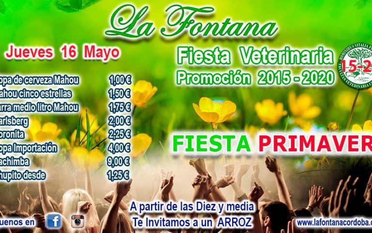 FIESTA PRIMAVERA VETERINARIA -16 MAYO 2019-