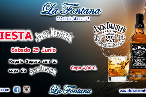 FIESTA JACK DANIEL´S – 29 JUNIO 2019-