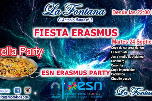 FIESTA ERASMUS -MARTES 24 SEP 2019-