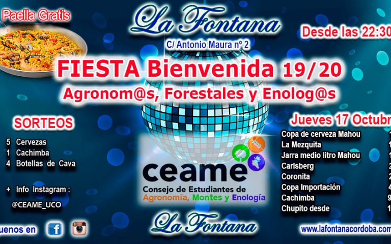 FIESTA CEAME -JUEVES 17 OCT 2019-