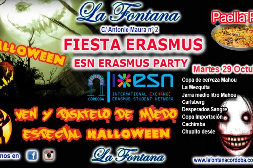FIESTA ERASMUS HALLOWEEN -29 OCT 2019-