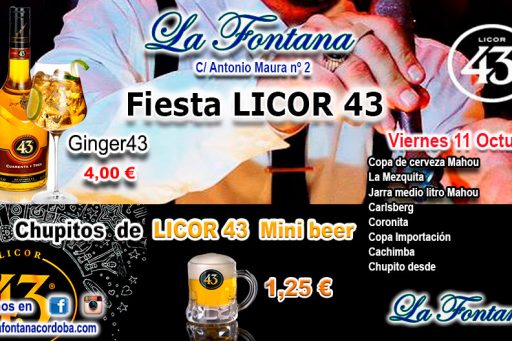 FIESTA LICOR 43 -VIERNES 11 OCT 2019-
