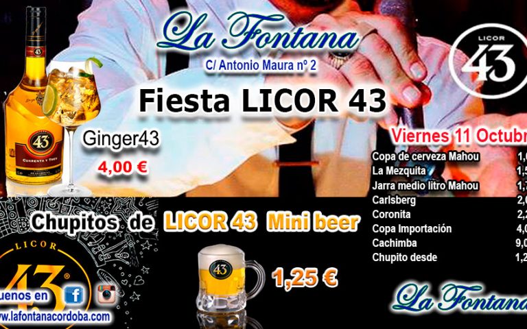 FIESTA LICOR 43 -VIERNES 11 OCT 2019-