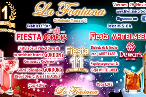 FIESTA ANIVERSARIO -29 NOV 2019-