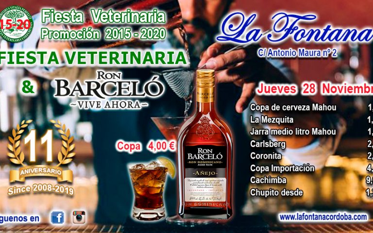 FIESTA VETERINARIA RON BARCELO -28 NOV 2019-