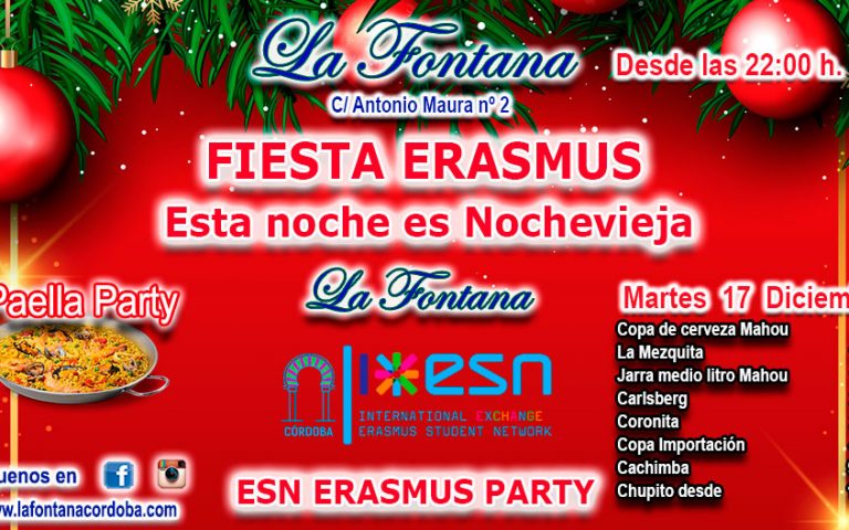 FIESTA ERASMUS -17 DIC 2019-