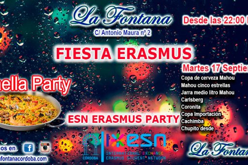 FIESTA ERASMUS -17 SEP 2019-