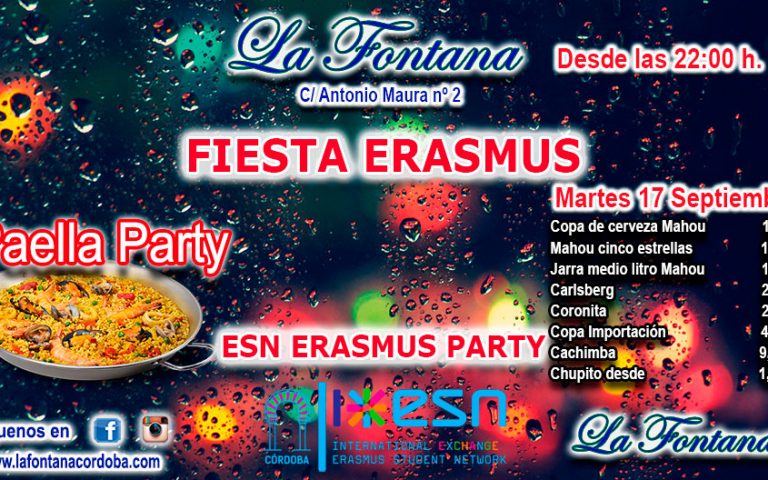 FIESTA ERASMUS -17 SEP 2019-