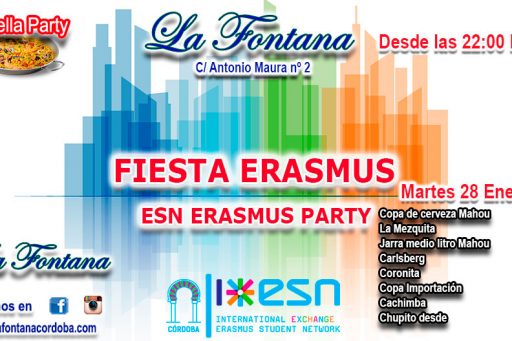 FIESTA ERASMUS -28 ENERO 2020-